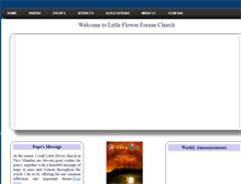 Tablet Screenshot of littleflowerchurchnerul.org